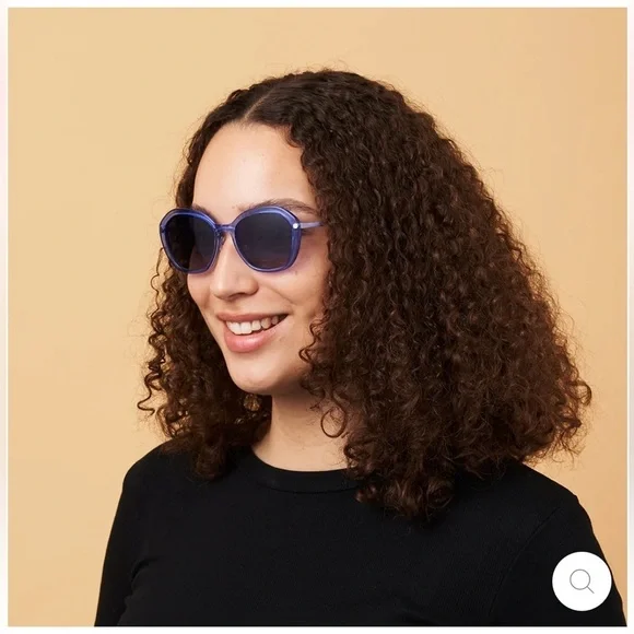 ECO Chia Eyeglasses Frames RXable & Magnet Sunglasses Lavender 50-18-140 MWT